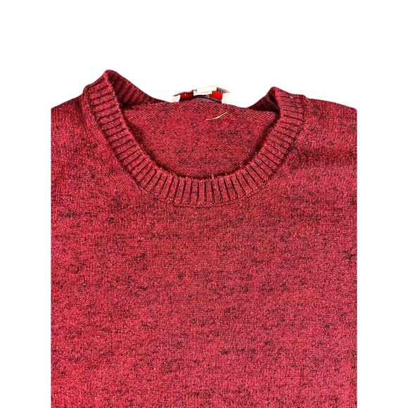 Gap Women's Burgundy Red Marled Knit Long Sleeve Sweater Size L - Picture 4 of 10